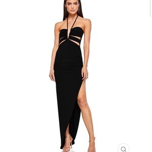 Nookie Black Backless Dress